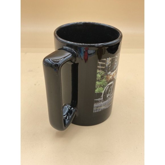 Michelin Man Black Coffee Mug Pilot Road Motorcycle Tire Advertisement 4.5” - Picture 3 of 10